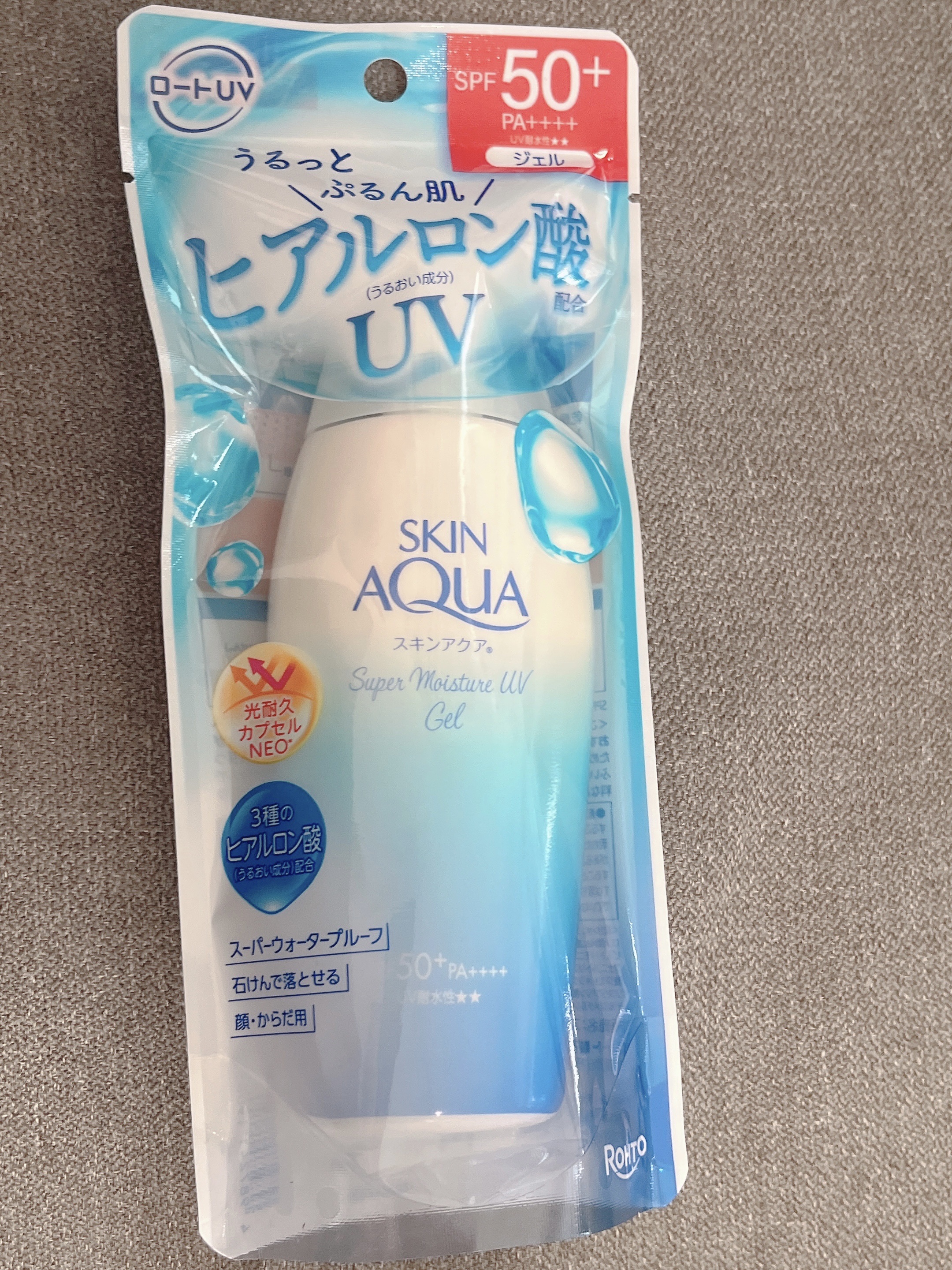 スキンアクア スーパーモイスチャージェル/スキンアクア/日焼け止めジェルを使ったクチコミ（1枚目）
