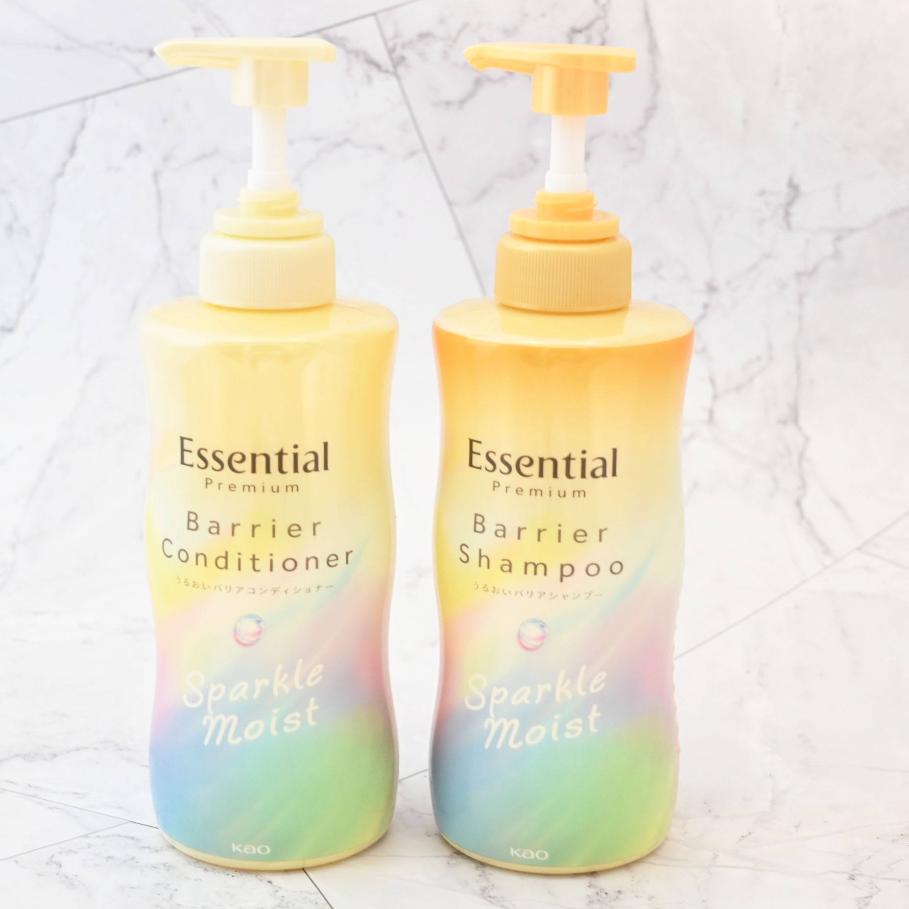 エッセンシャルプレミアム バリアシャンプー・コンディショナー スパークルモイスト/エッセンシャル/市販シャンプーを使ったクチコミ（1枚目）