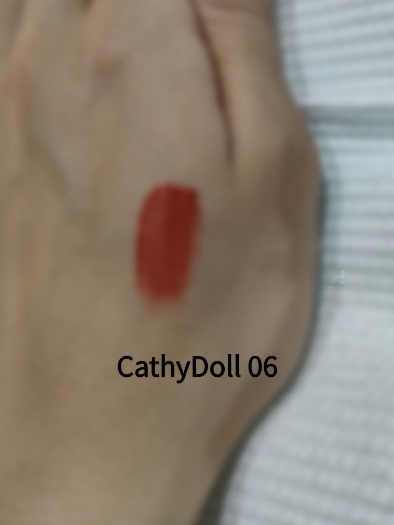 リップアンドチーク ヌードマットティント/CathyDoll/リップティントを使ったクチコミ（2枚目）