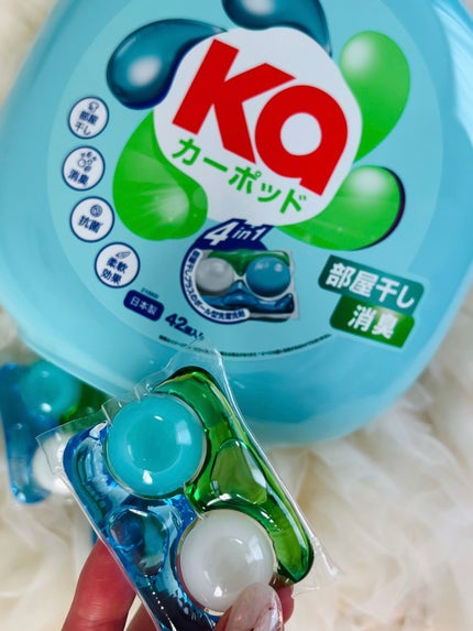 カーポッド 部屋干しEX/王子製薬/洗濯洗剤を使ったクチコミ(3枚目)