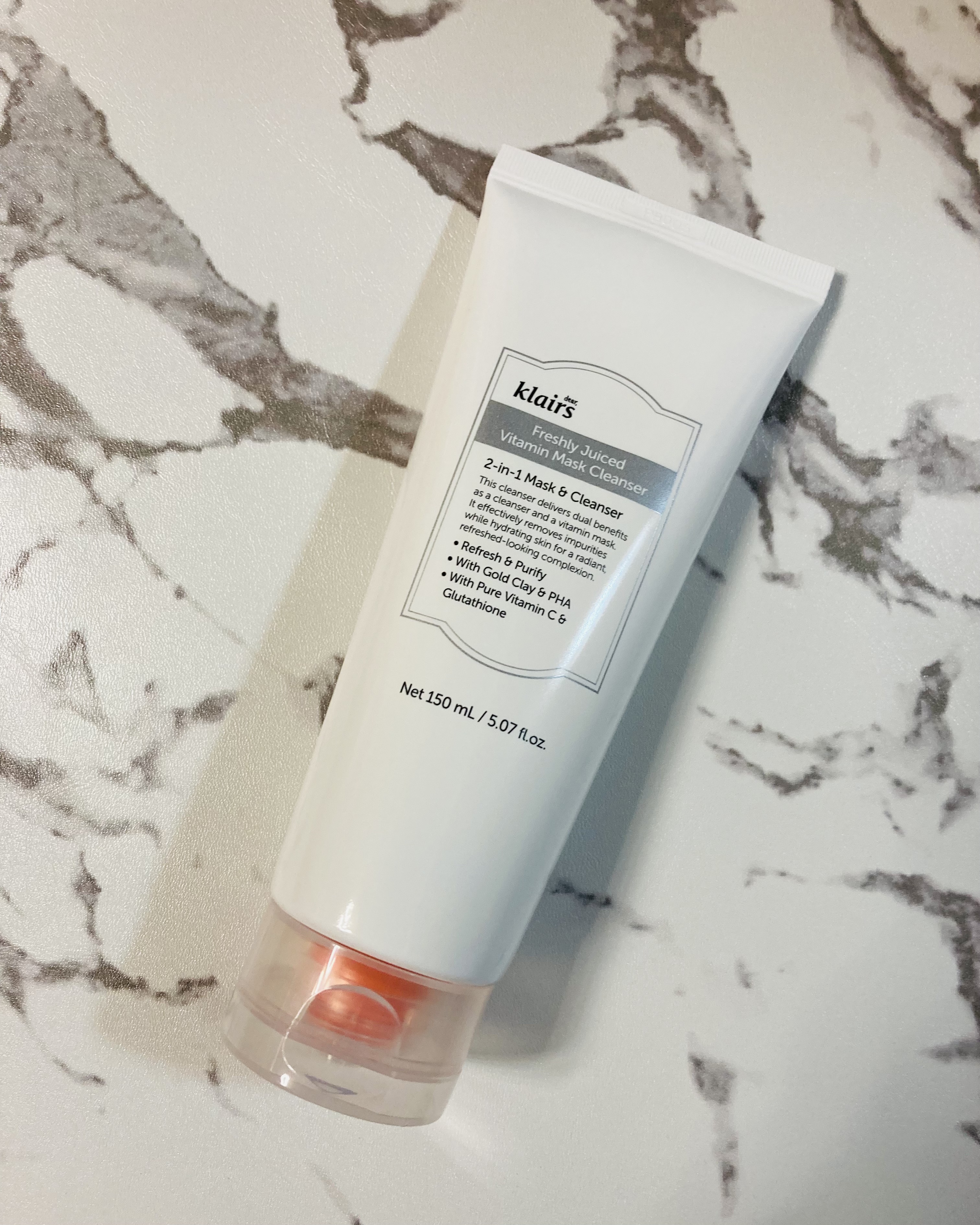 ヒアルビタグルパッククレンザー/Klairs/洗顔フォームを使ったクチコミ（2枚目）