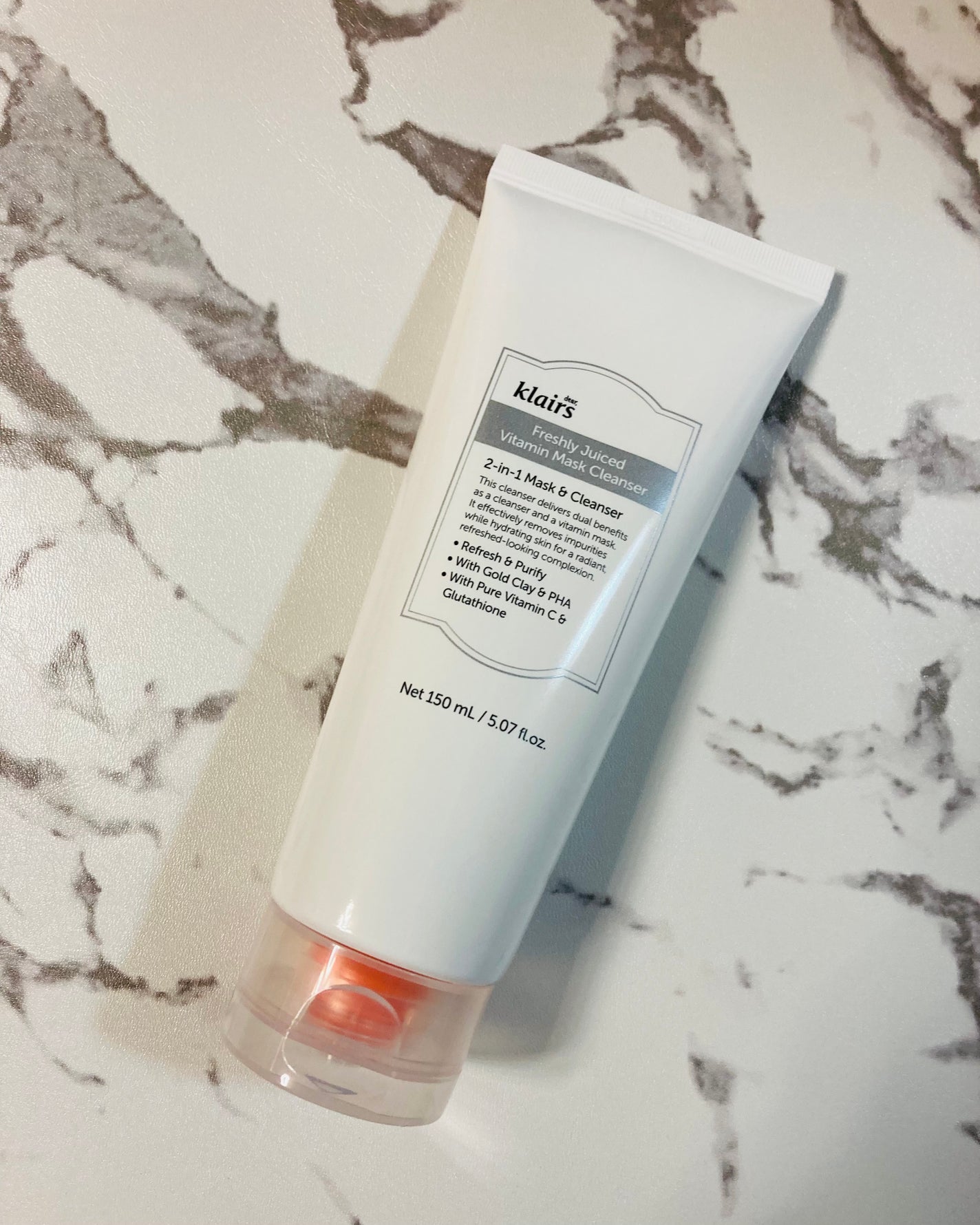 ヒアルビタグルパッククレンザー/Klairs/洗顔フォームを使ったクチコミ(2枚目)