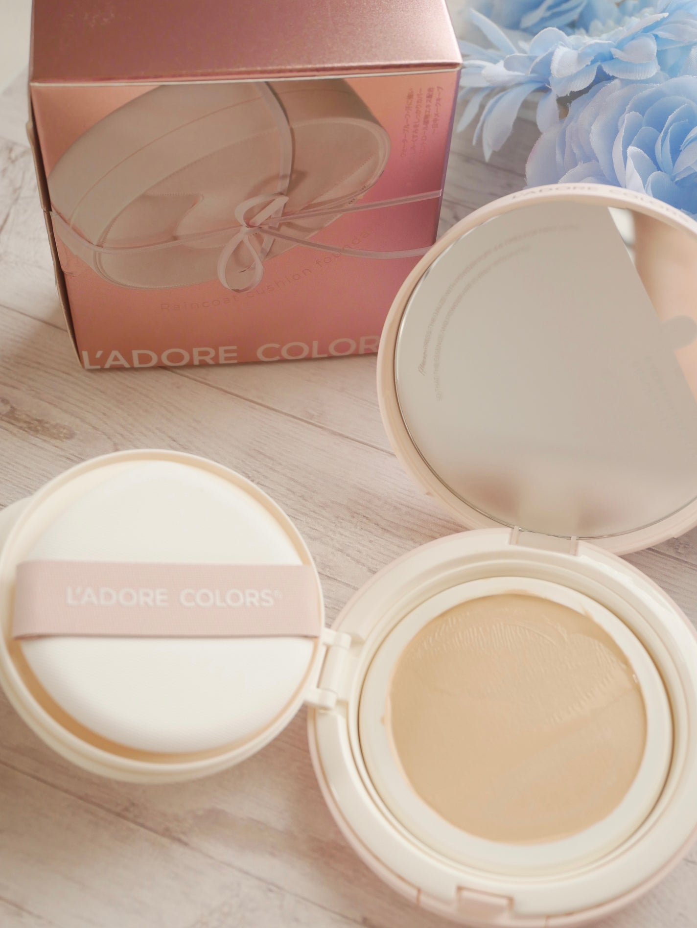 L'ADORE COLORS レインコート クッション ファンデーション/L'adore Colors/クッションファンデーションを使ったクチコミ(2枚目)