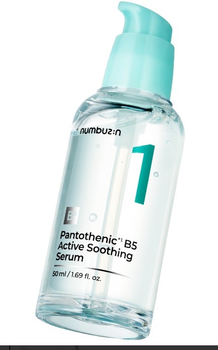 numbuzin 1番 ガルバニックパントテン酸スージングセラムのクチコミ「これを使って1週間ぐらい経ったんだけど、肌が鎮静された気がする!新しいニキビができなくなった!.....」(1枚目)