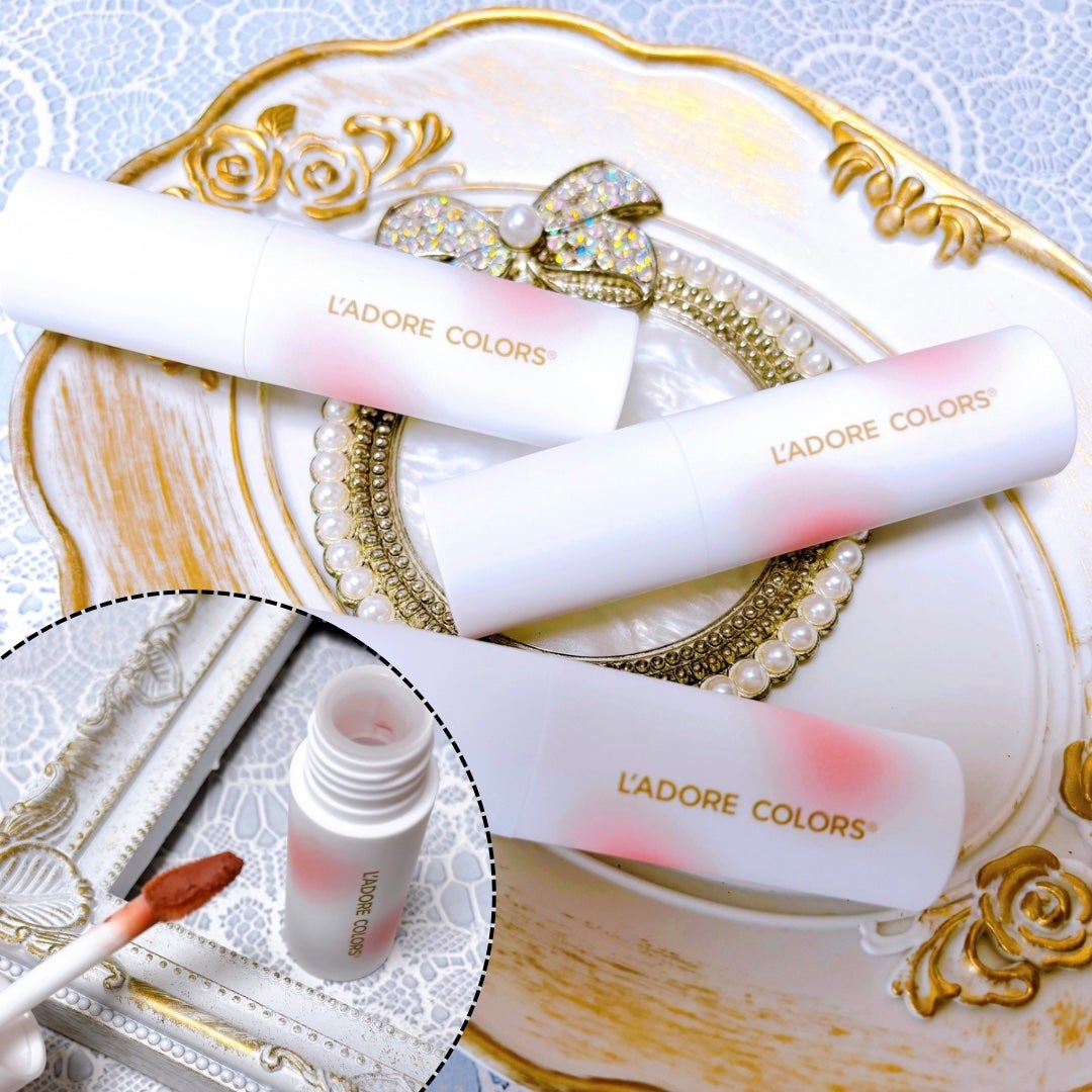 スフレマットリップ/L'adore Colors/口紅を使ったクチコミ(3枚目)