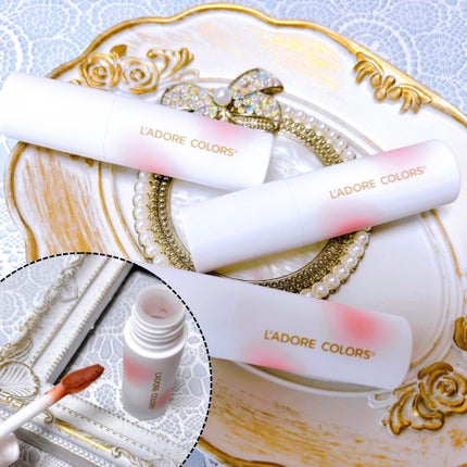 スフレマットリップ/L'adore Colors/口紅を使ったクチコミ(3枚目)