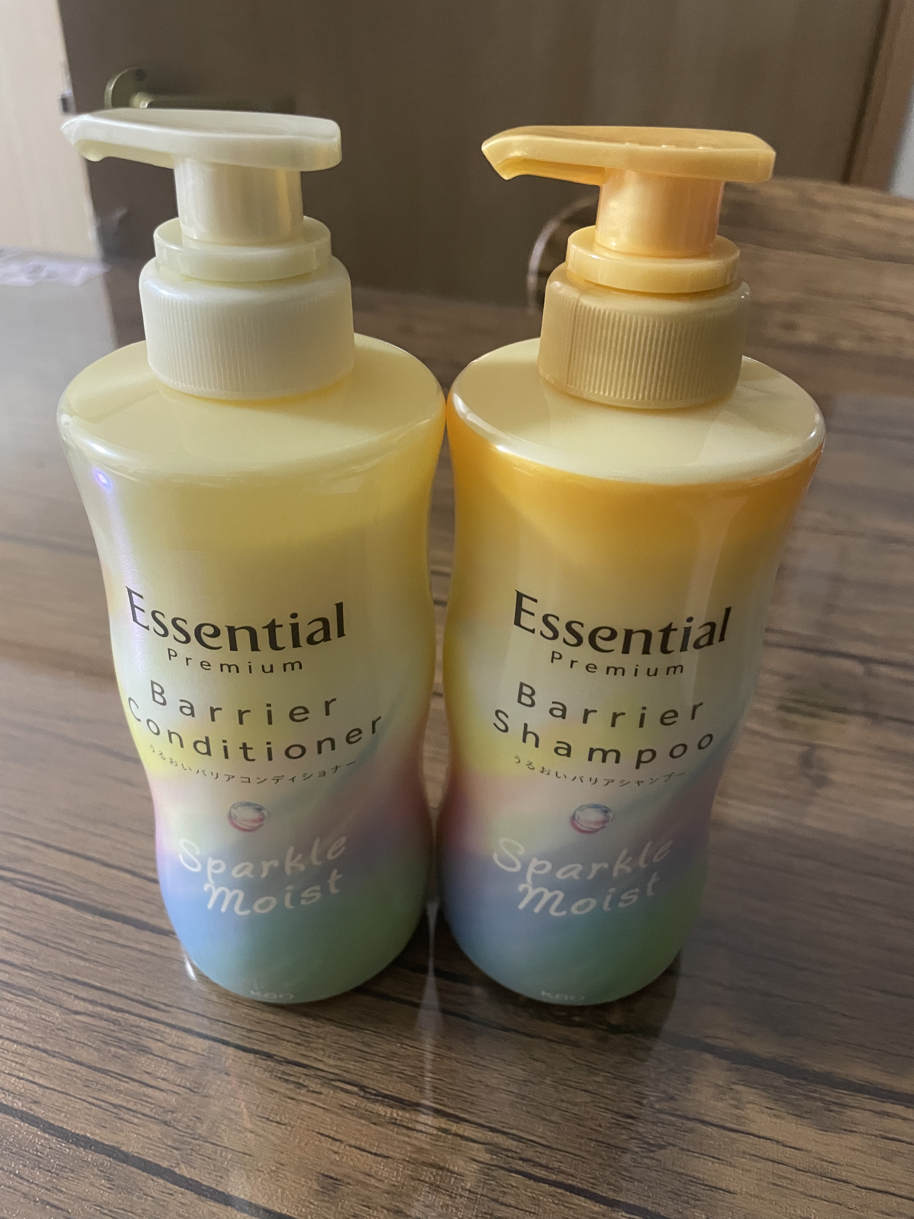 エッセンシャルプレミアム バリアシャンプー・コンディショナー スパークルモイスト/エッセンシャル/市販シャンプーを使ったクチコミ（1枚目）
