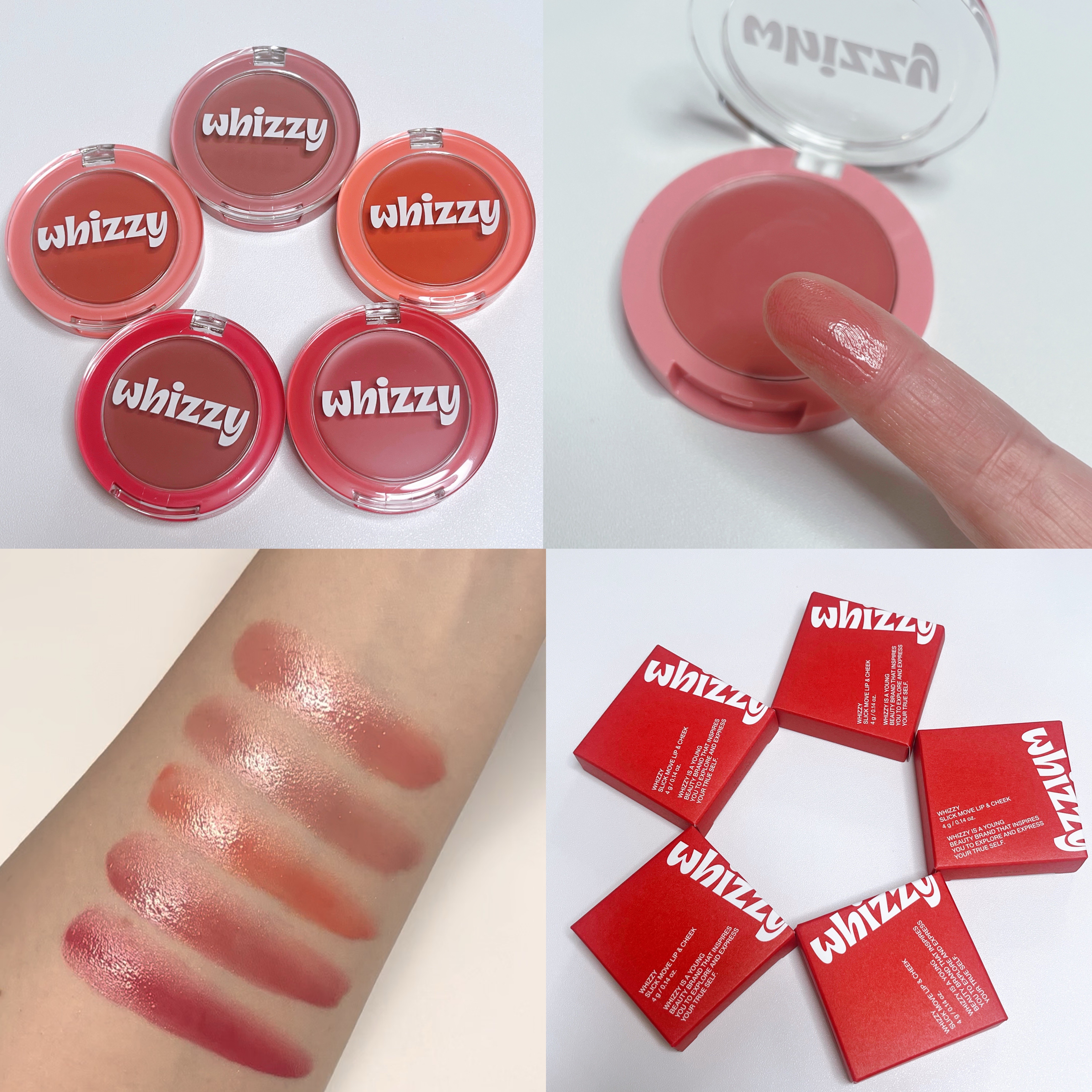SLICK MOVE LIP&CHEEK/WHIZZY/ジェル・クリームチークを使ったクチコミ（1枚目）