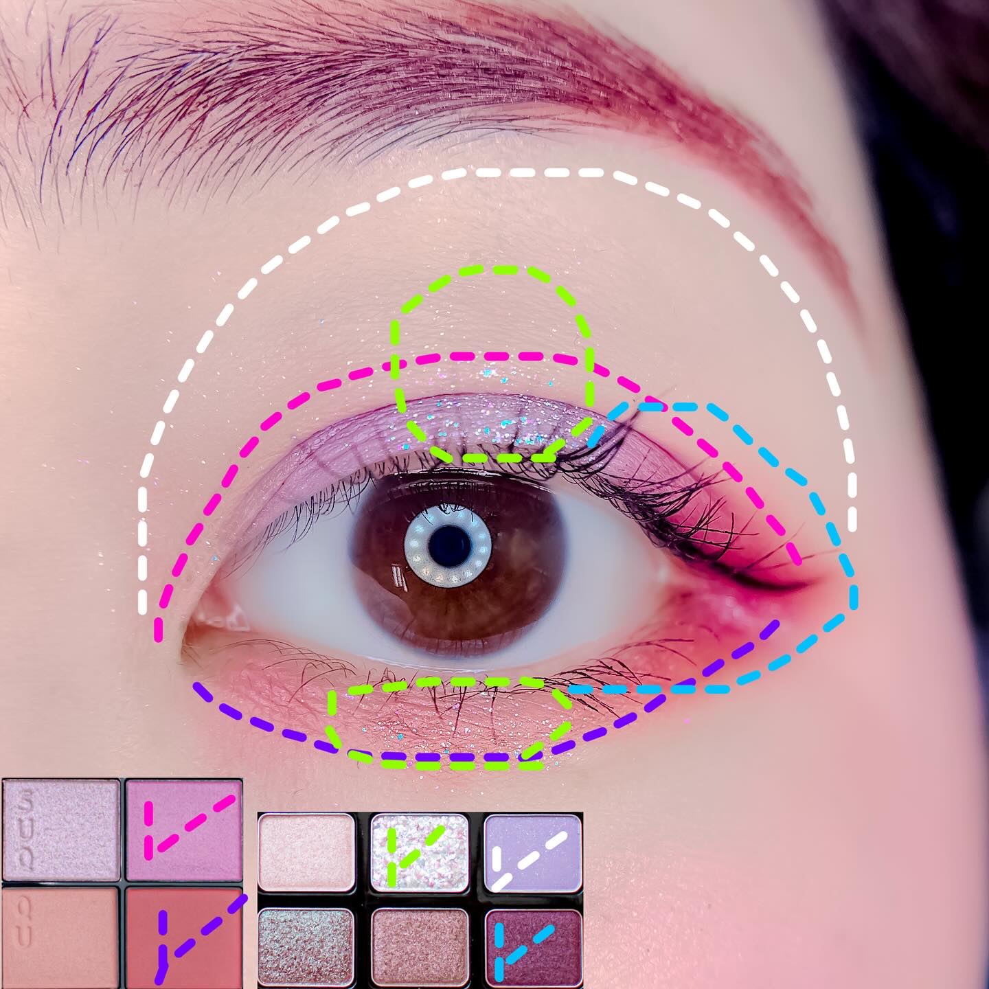 シークレットシェイプパレット/LUNASOL/パウダーチークを使ったクチコミ（2枚目）