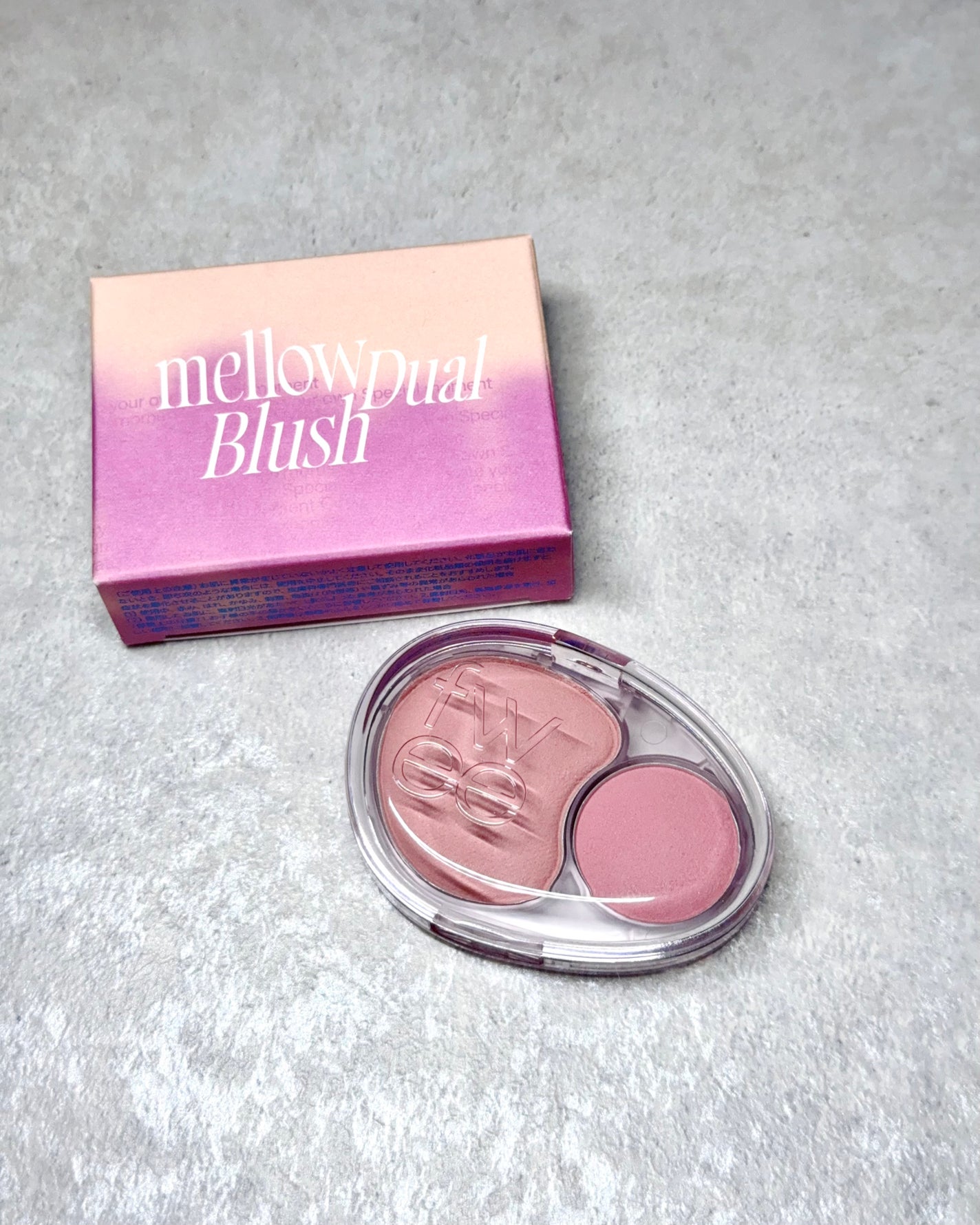 デュアルチークメロウ/fwee/ジェル・クリームチークを使ったクチコミ(7枚目)