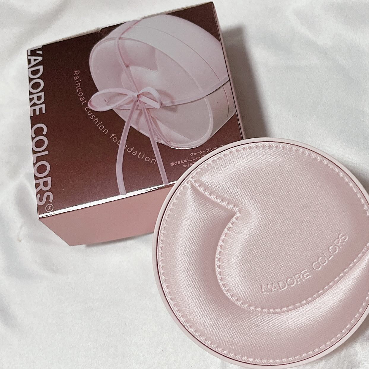 L'ADORE COLORS レインコート クッション ファンデーション/L'adore Colors/クッションファンデーションを使ったクチコミ（1枚目）