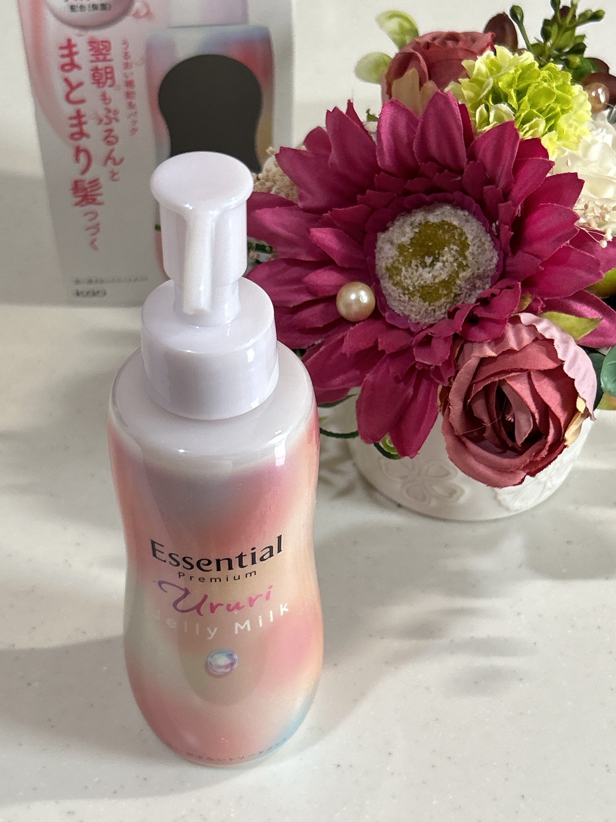 エッセンシャル プレミアム うるりジェリーミルク/エッセンシャル/ヘアミルクを使ったクチコミ（1枚目）