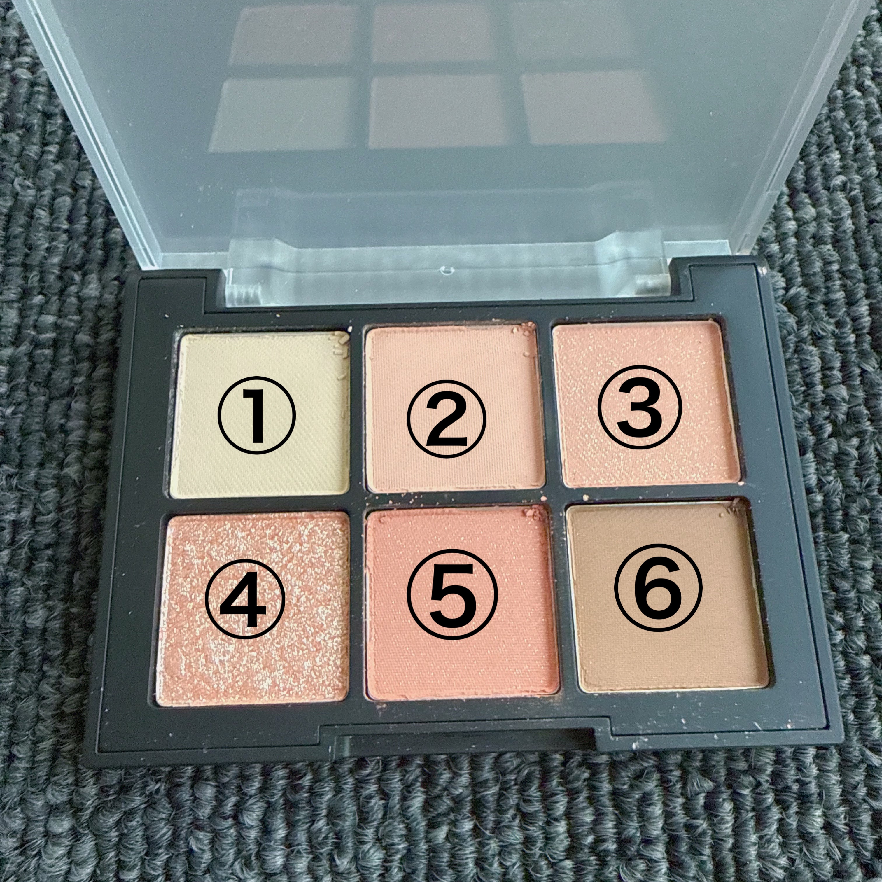 ブラーフィニシュシャドウパレット/Dinto/アイシャドウパレットを使ったクチコミ（3枚目）