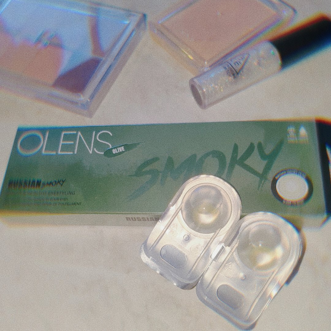 ロシアンスモーキー/OLENS/カラーコンタクトレンズを使ったクチコミ（1枚目）