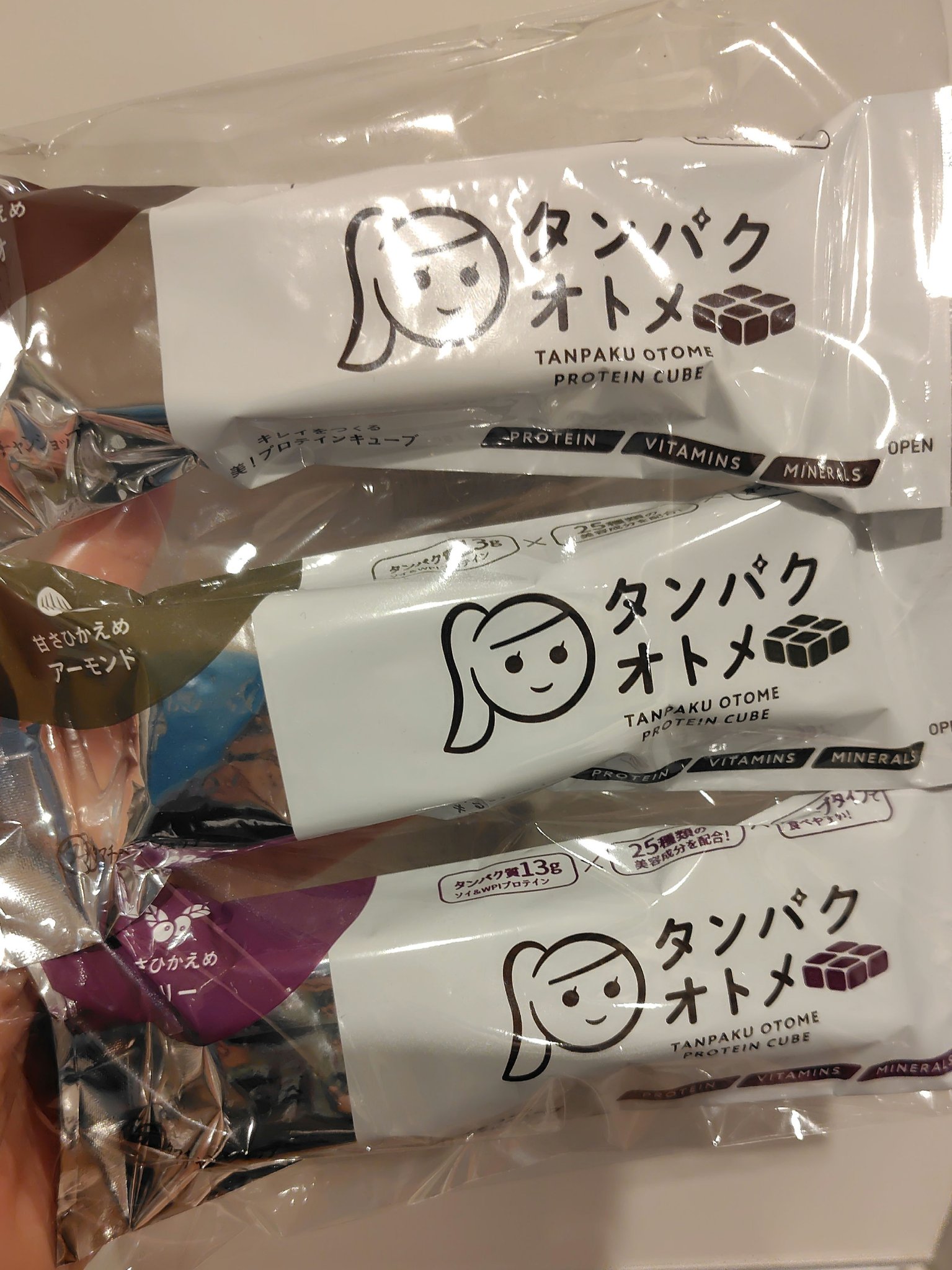 どこでもプロテイン（3種×5包装） ［栄養機能食品］/タマチャンショップ/バランス栄養食を使ったクチコミ（1枚目）