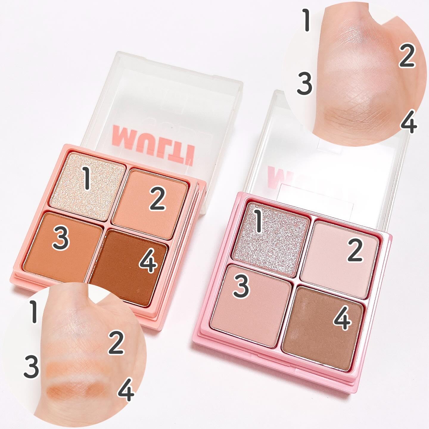 マルチキューブ/i’m meme/アイシャドウパレットを使ったクチコミ（2枚目）