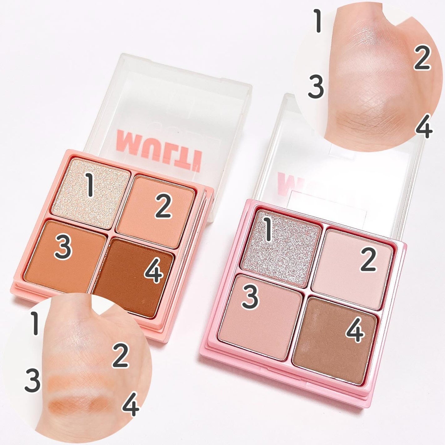 マルチキューブ/i’m meme/アイシャドウパレットを使ったクチコミ(2枚目)