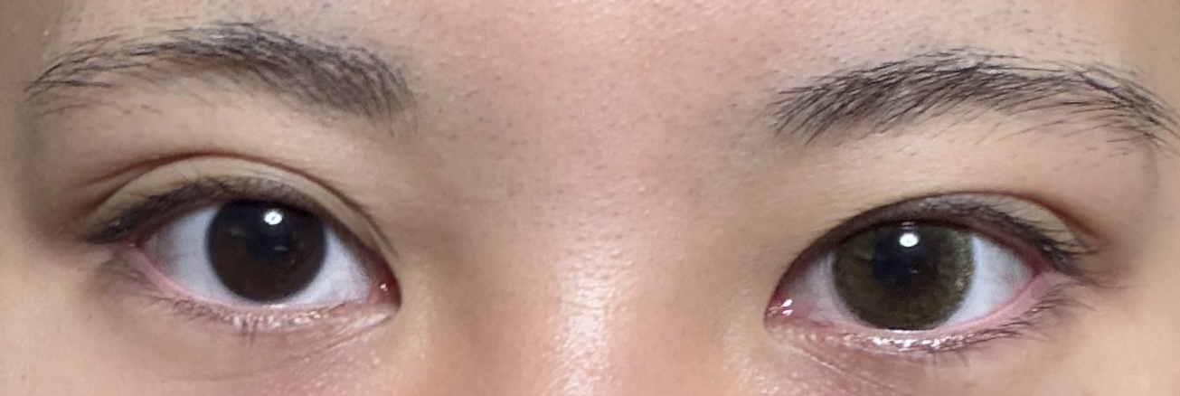 バンビシリーズ ワンデー ナチュラル Pure Olive/AngelColor/ワンデー（１DAY）カラコンを使ったクチコミ（2枚目）