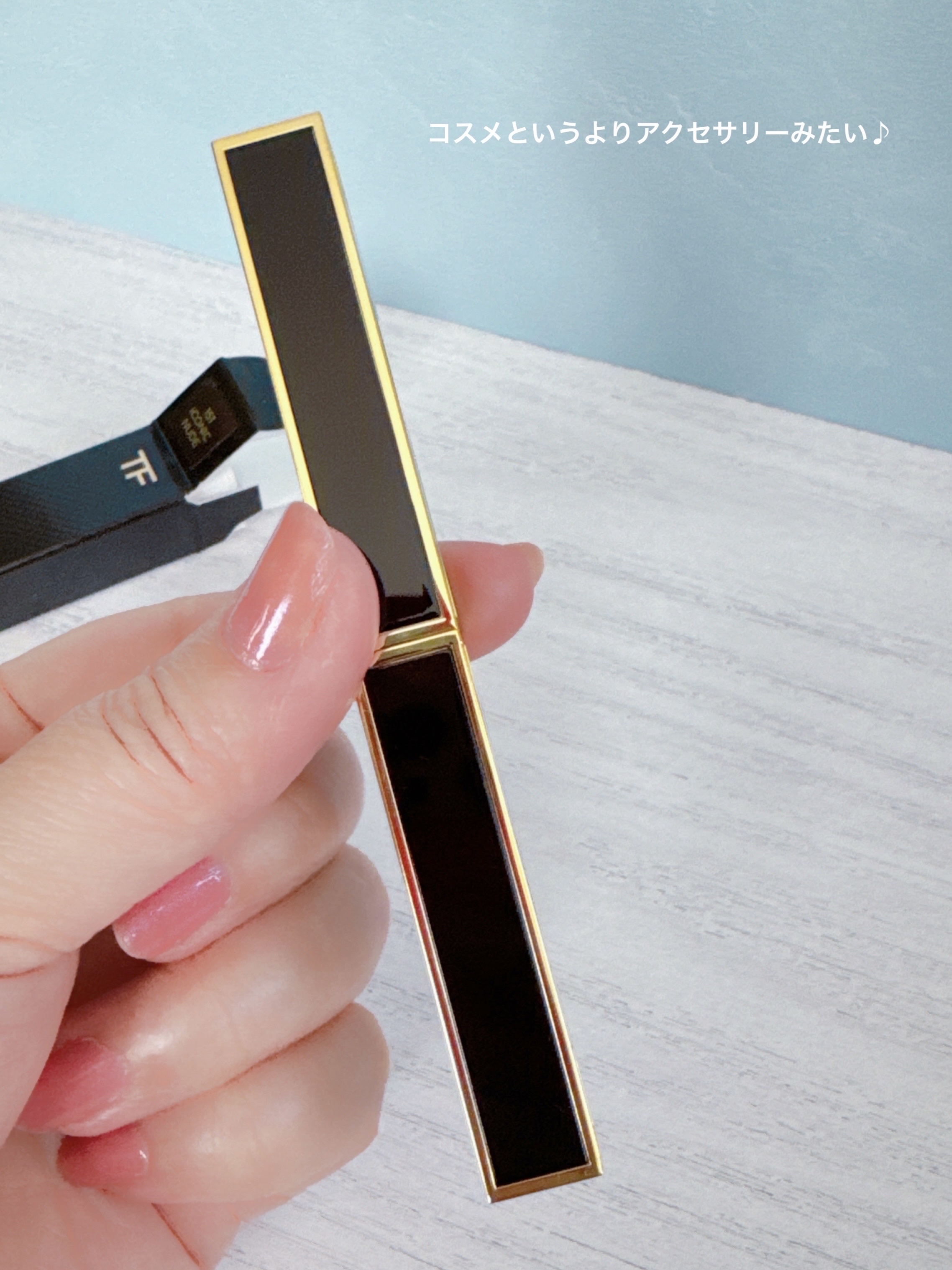 スリム リップ カラー シャイン/TOM FORD BEAUTY/口紅を使ったクチコミ（2枚目）