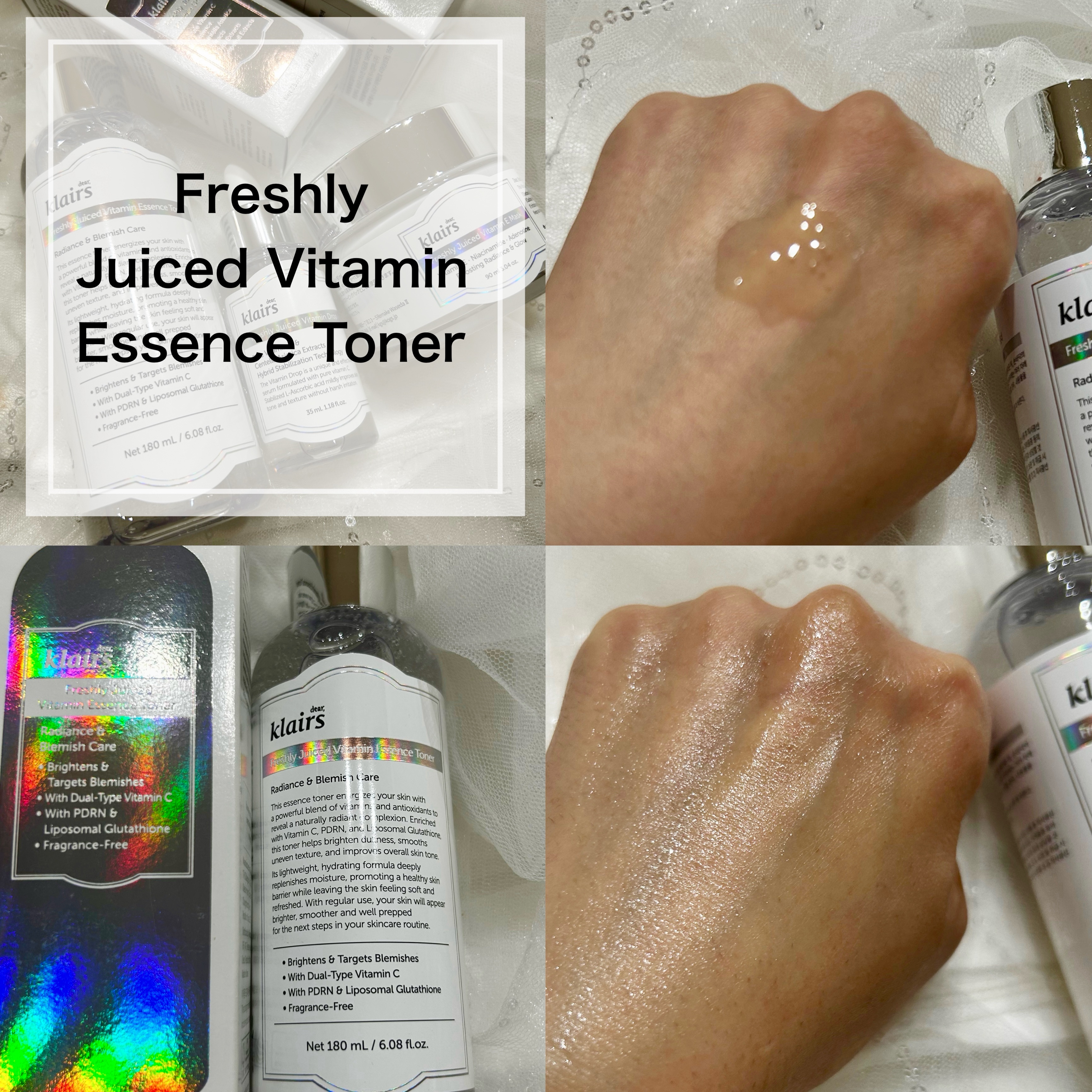 フレッシュリージュースドビタミンドロップ(35ml)/Klairs/美容液を使ったクチコミ（2枚目）