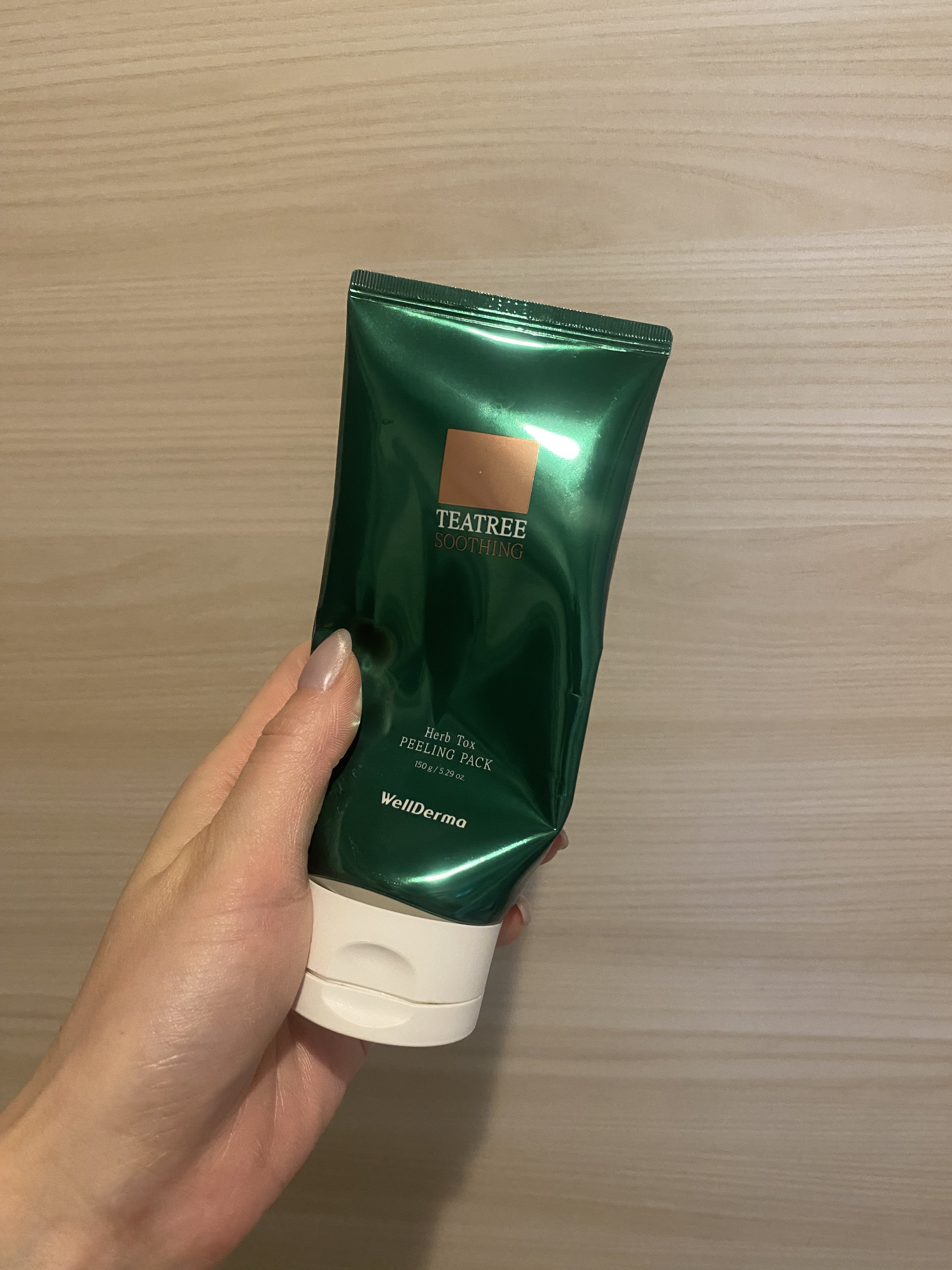 ティーツリーハーブピーリングパック/WellDerma/洗い流すパック・マスクを使ったクチコミ（2枚目）