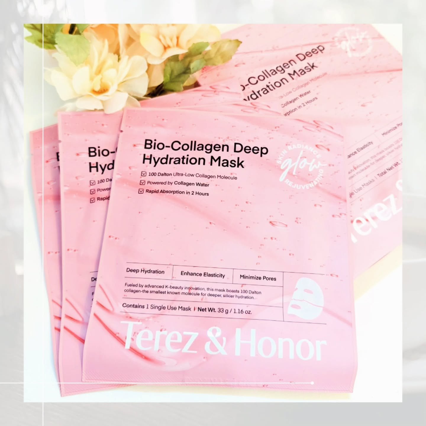 コラーゲンオーバーナイトフェイスマスク/Terez & Honor/シートマスク・パックを使ったクチコミ（1枚目）