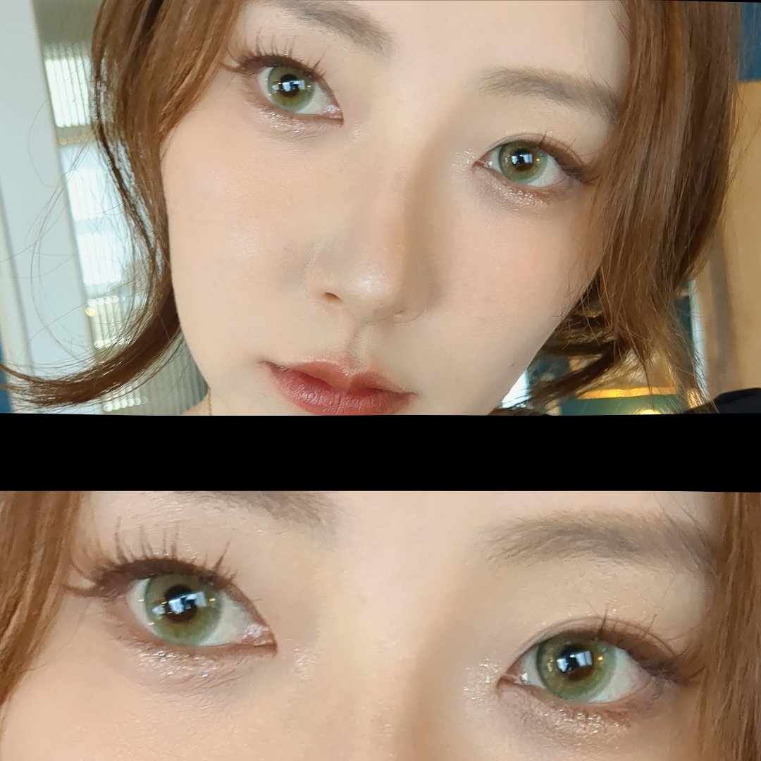 ロシアンスモーキー/OLENS/カラーコンタクトレンズを使ったクチコミ（3枚目）