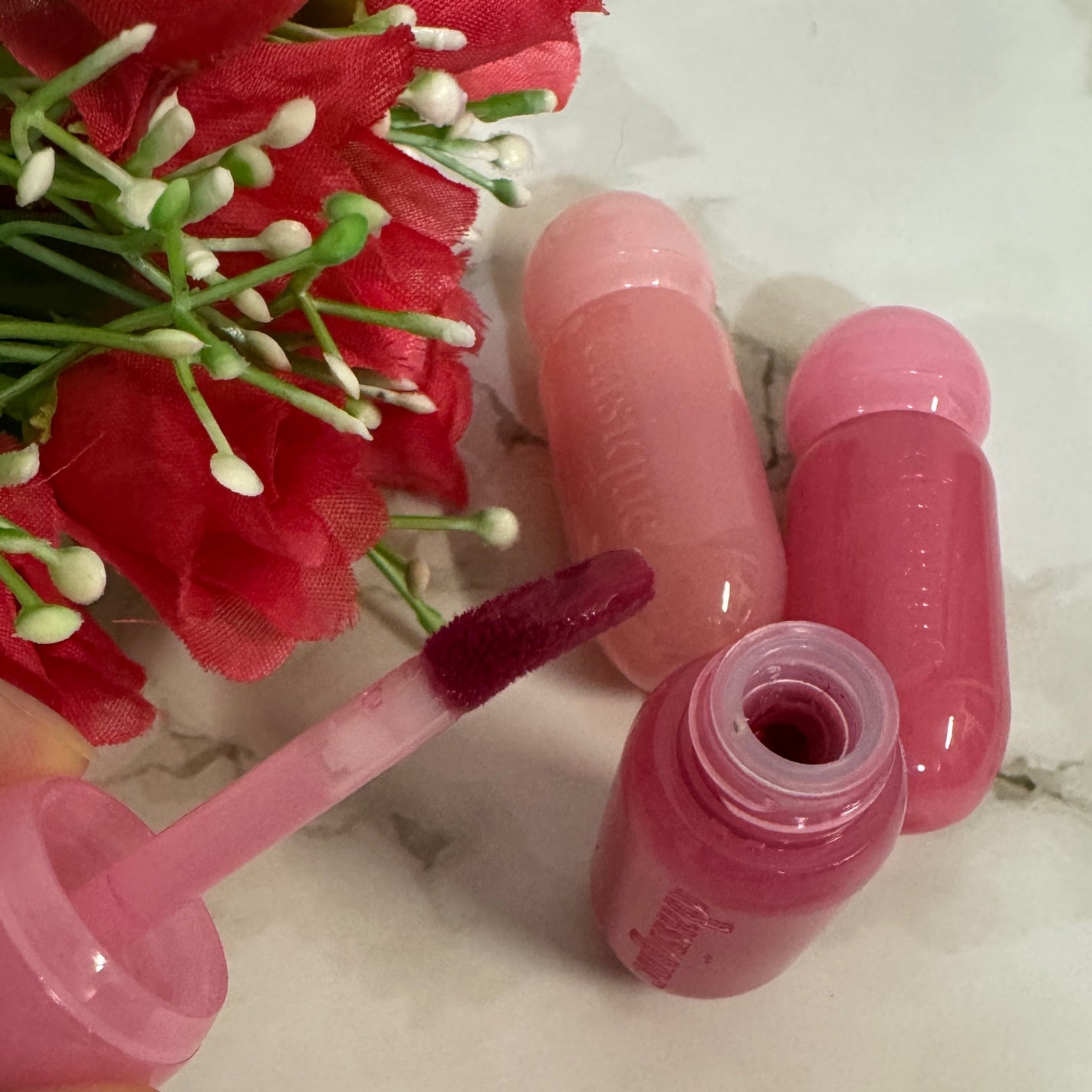 ジューシーデューイグロウティント/dasique/リップティントを使ったクチコミ(2枚目)