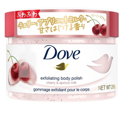 ダヴ ふわとろ クリーミースクラブ チェリー&アプリコットミルク/ダヴ/ボディスクラブを使ったクチコミ(1枚目)