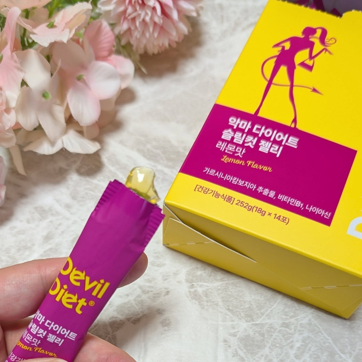 悪魔ダイエット スリムカットゼリー/ファームスビル/ゼリー飲料を使ったクチコミ(6枚目)