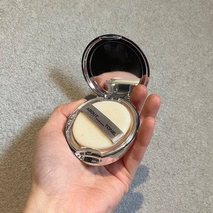 ブラーパウダーパクト/ABOUT TONE/プレストパウダーを使ったクチコミ(3枚目)