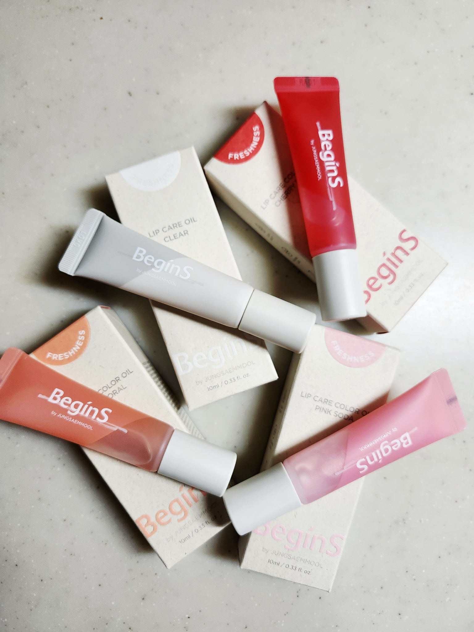 Lip Care Color Oil/BeginS by JUNGSAEMMOOL/リップオイルを使ったクチコミ（1枚目）