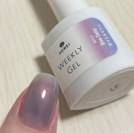 HOMEI ウィークリージェル/HOMEI/ジェルネイルを使ったクチコミ(6枚目)