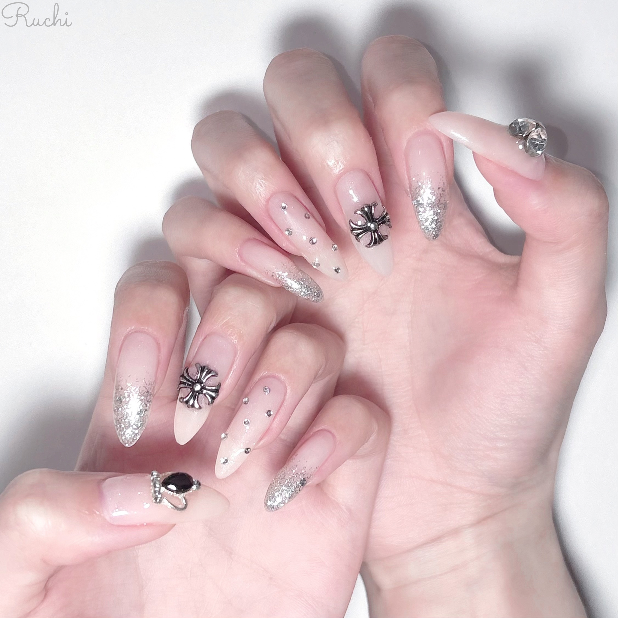 ジェルネイル（ライト対応）/セリア/ジェルネイルを使ったクチコミ（2枚目）