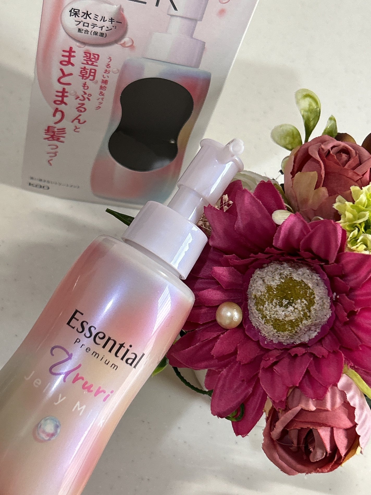 エッセンシャル プレミアム うるりジェリーミルク/エッセンシャル/ヘアミルクを使ったクチコミ(2枚目)