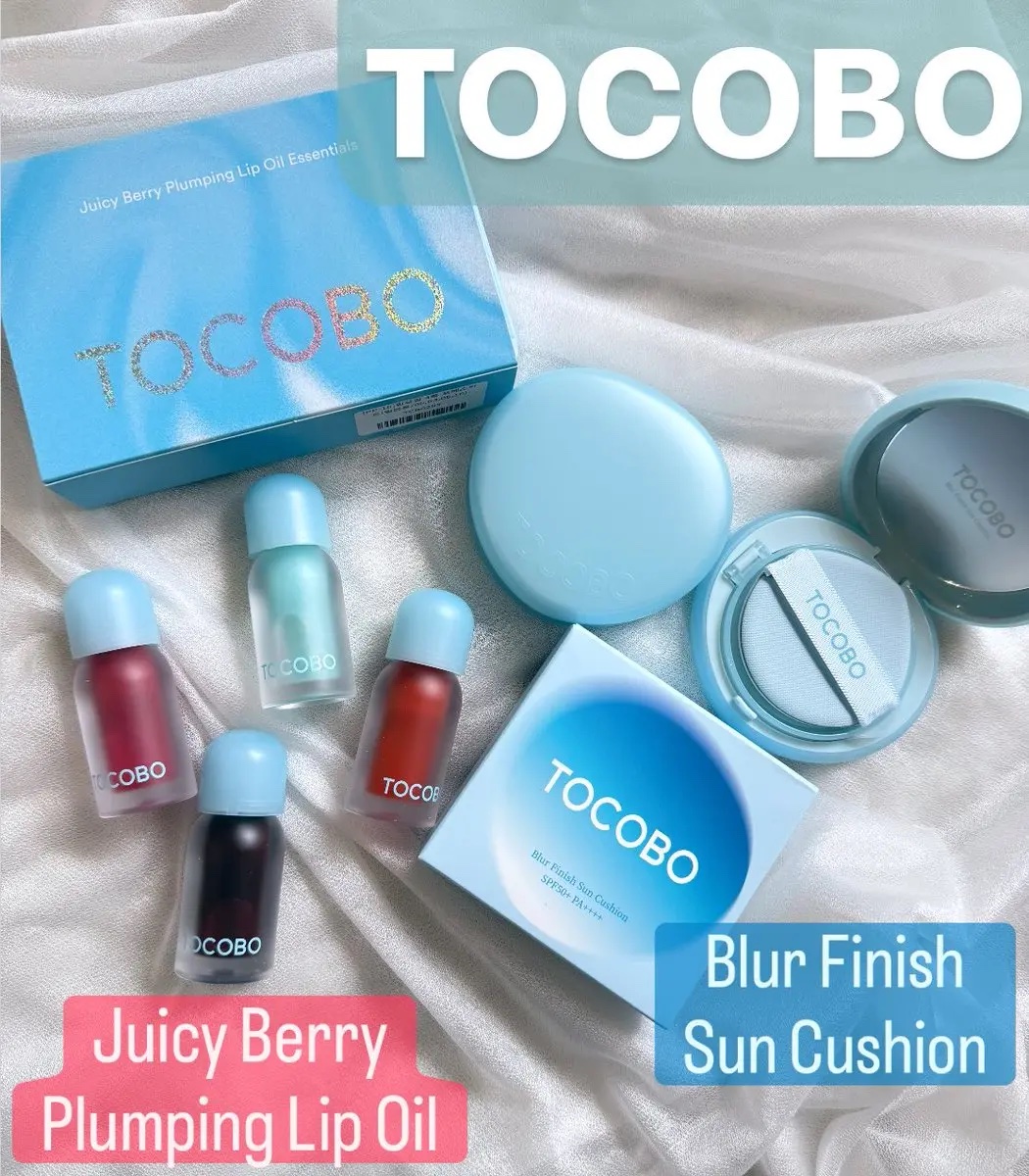 ブラーフィニッシュサンクッション/TOCOBO/日焼け止めパウダーを使ったクチコミ（1枚目）