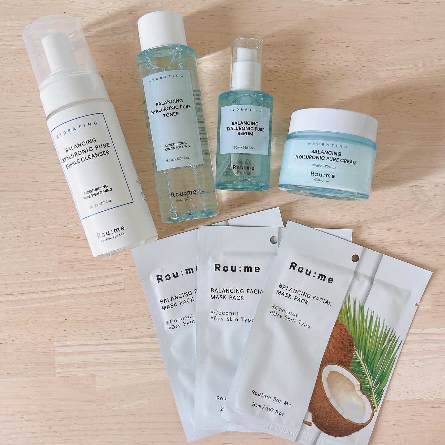 バランシングフェイシャルマスクパック(ココナッツ)/Roume/シートマスク・パックを使ったクチコミ（1枚目）