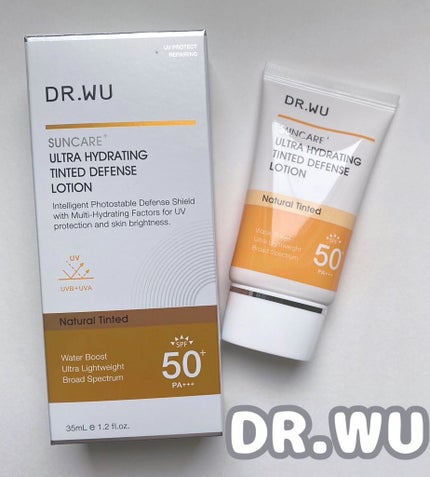 サンスクリーン+モイスト(色付き)<日焼け止め>/DR.WU/日焼け止めローションを使ったクチコミ(1枚目)