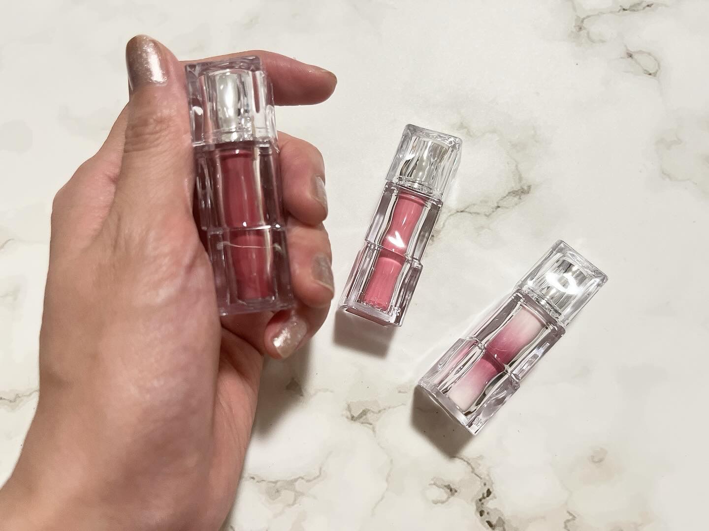 ウォーターリズムグロウティント 30 MAUVE BLUSH（ミニ）/TIRTIR(ティルティル)/リップティントを使ったクチコミ（2枚目）