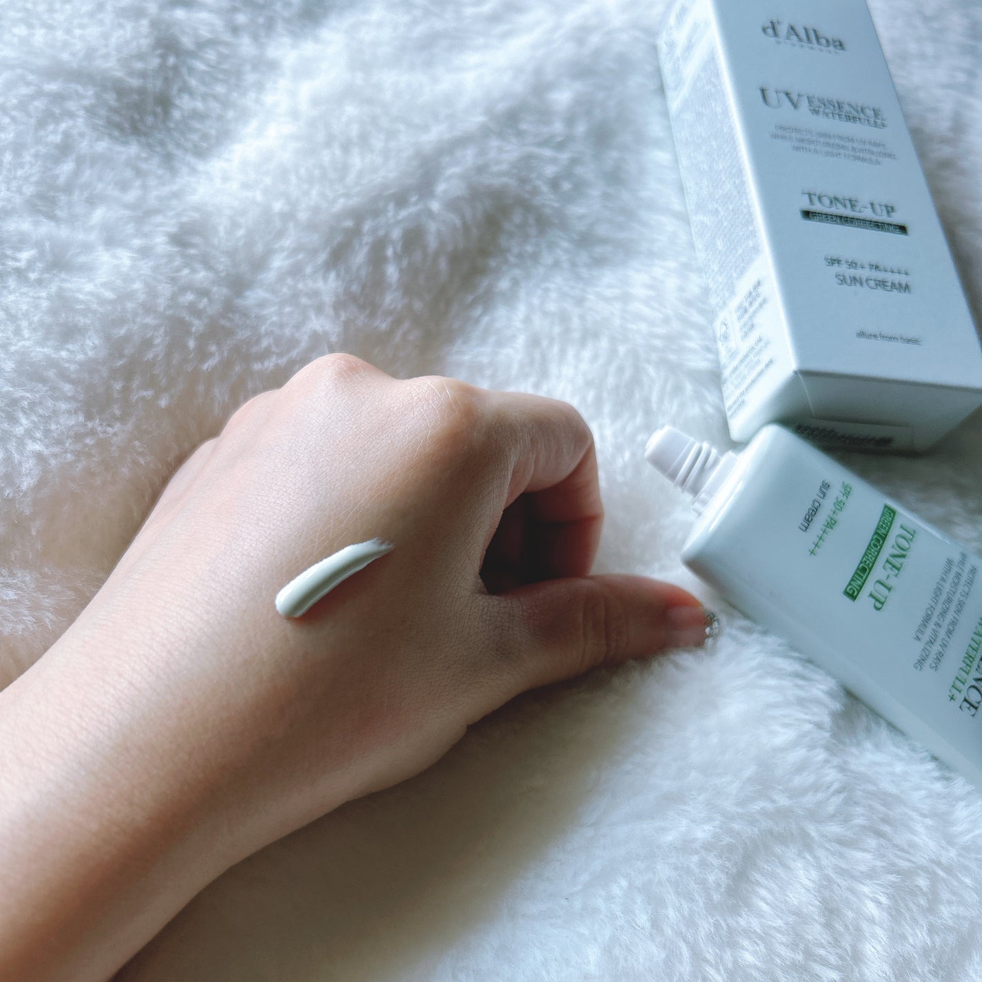 ダルバ ウォータフル エッセンス サンクリーム/ダルバ/日焼け止めクリームを使ったクチコミ(3枚目)