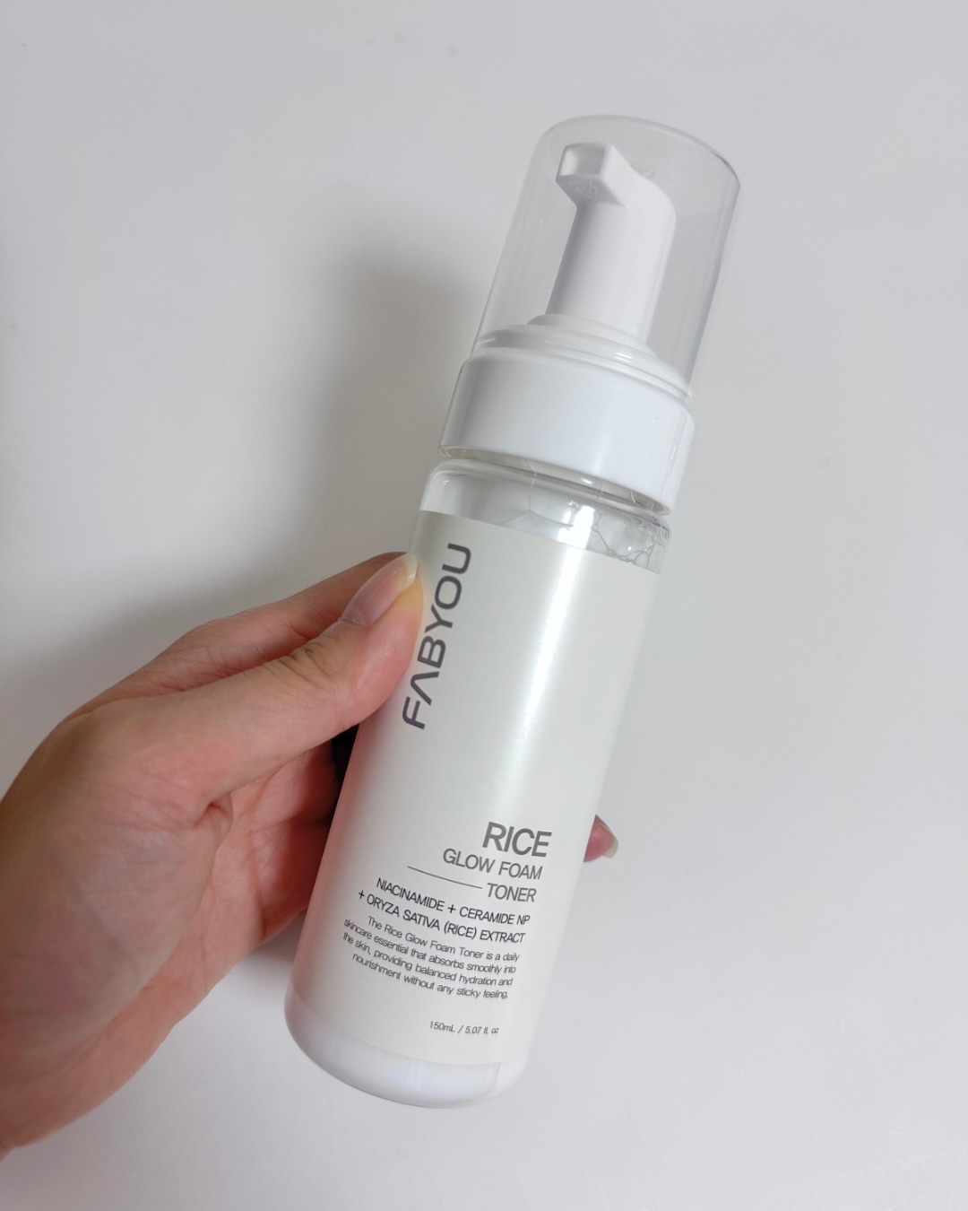 ライス グロウ フォームトナー/FABYOU/化粧水を使ったクチコミ（1枚目）