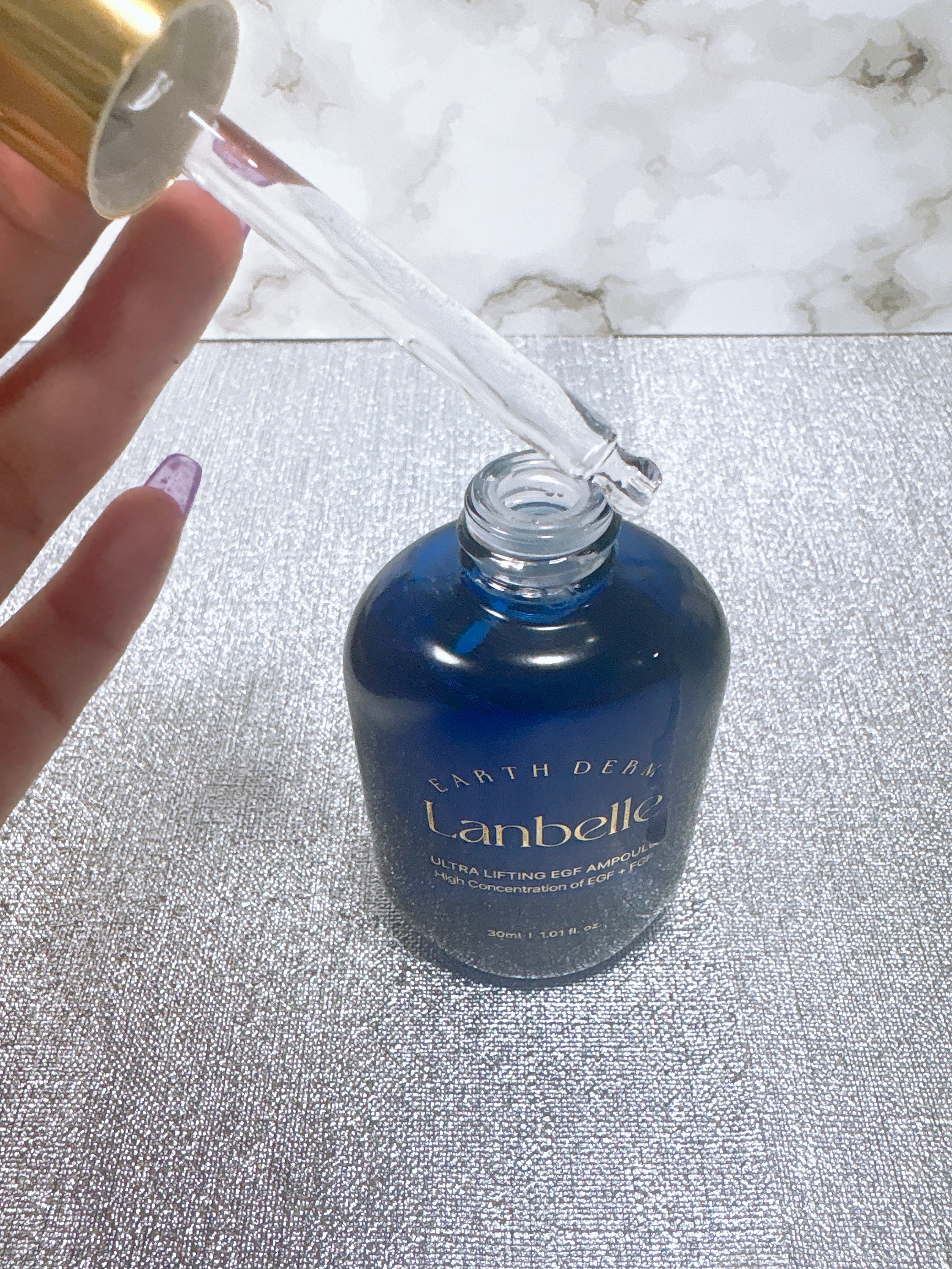 ウルトラリフティングEGFアンプル/LANBELLE/美容液を使ったクチコミ（3枚目）