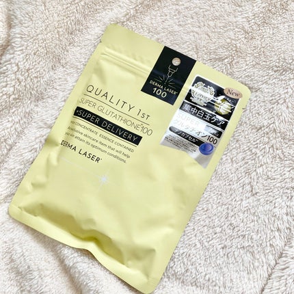 ダーマレーザー スーパー グルタチオン100 マスク/クオリティファースト/シートマスク・パックを使ったクチコミ(1枚目)