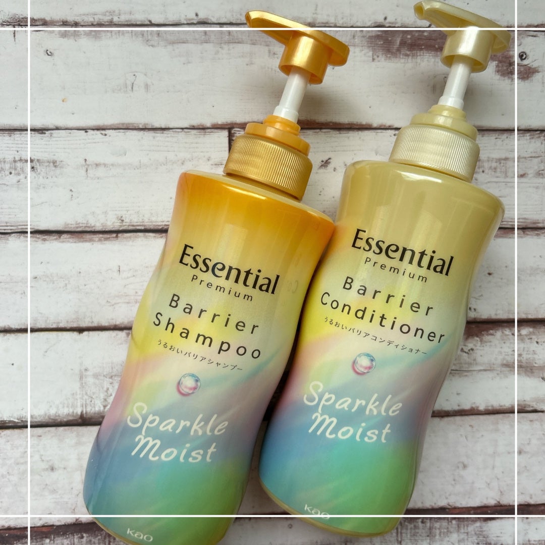 エッセンシャルプレミアム バリアシャンプー・コンディショナー スパークルモイスト/エッセンシャル/市販シャンプーを使ったクチコミ(1枚目)