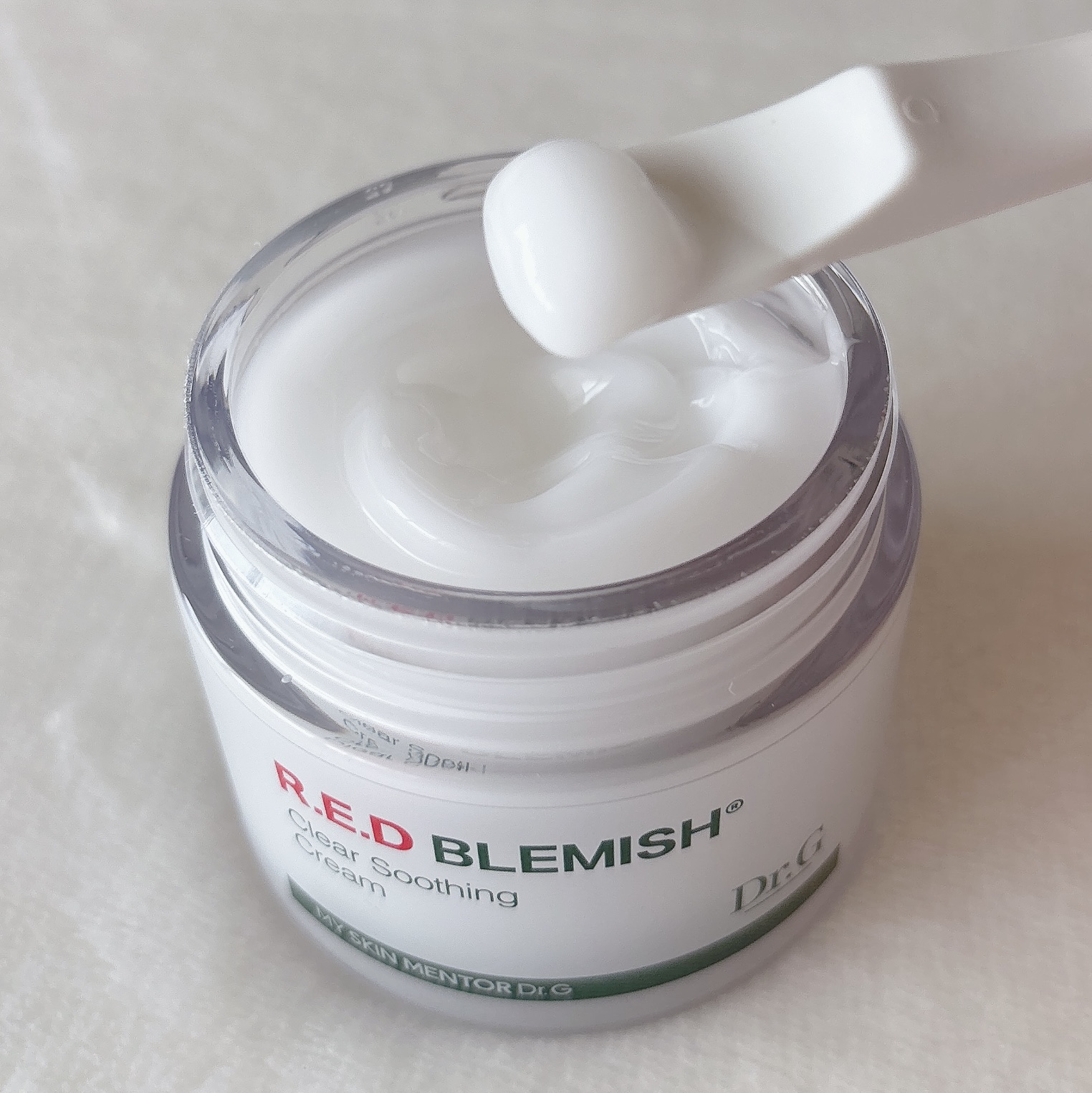 レッドブレミッシュ クリアスージングクリーム/Dr.G/フェイスクリームを使ったクチコミ（3枚目）
