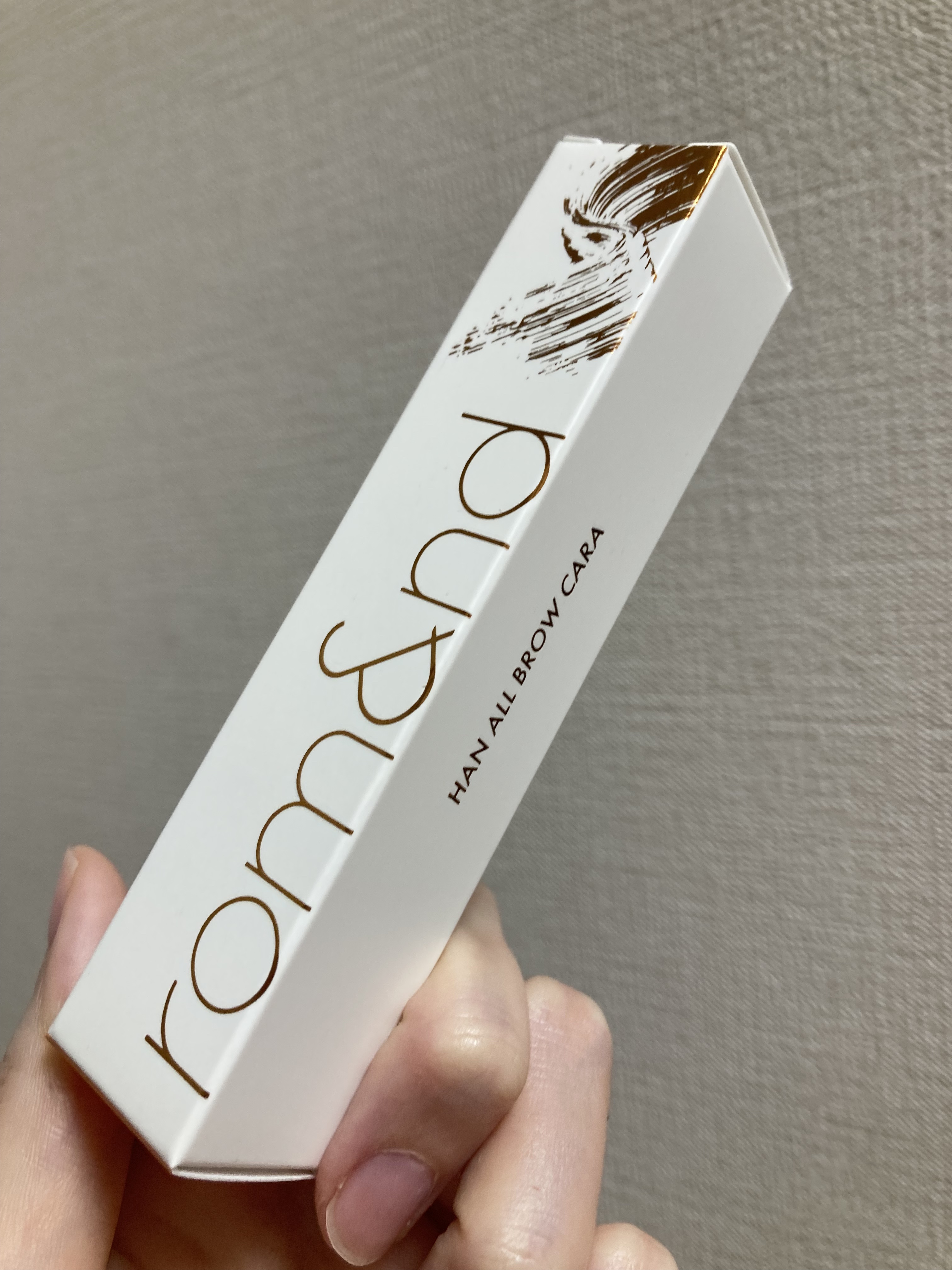 ハンオールブロウカラ/rom&nd/眉マスカラを使ったクチコミ（2枚目）
