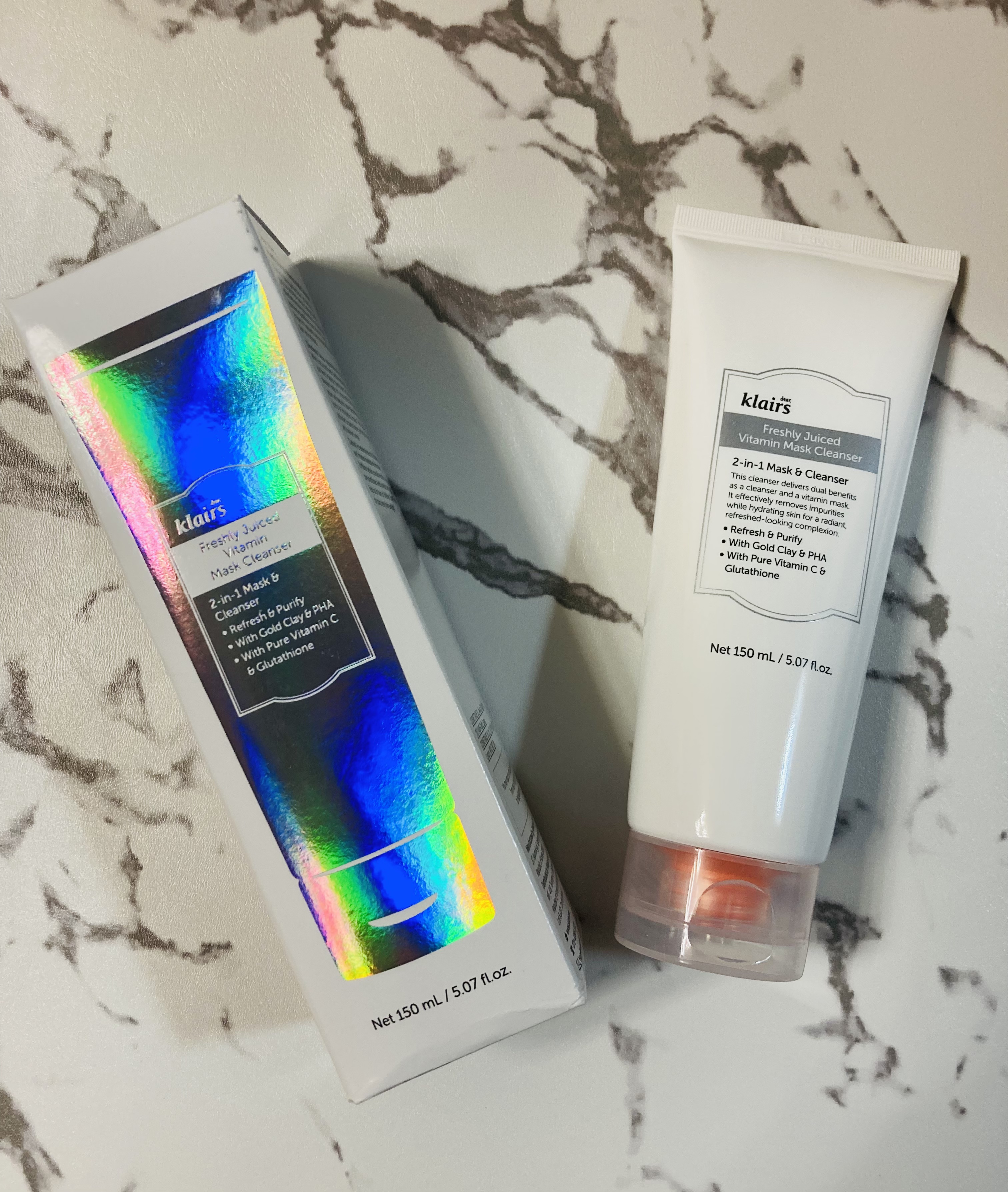 ヒアルビタグルパッククレンザー/Klairs/洗顔フォームを使ったクチコミ（1枚目）