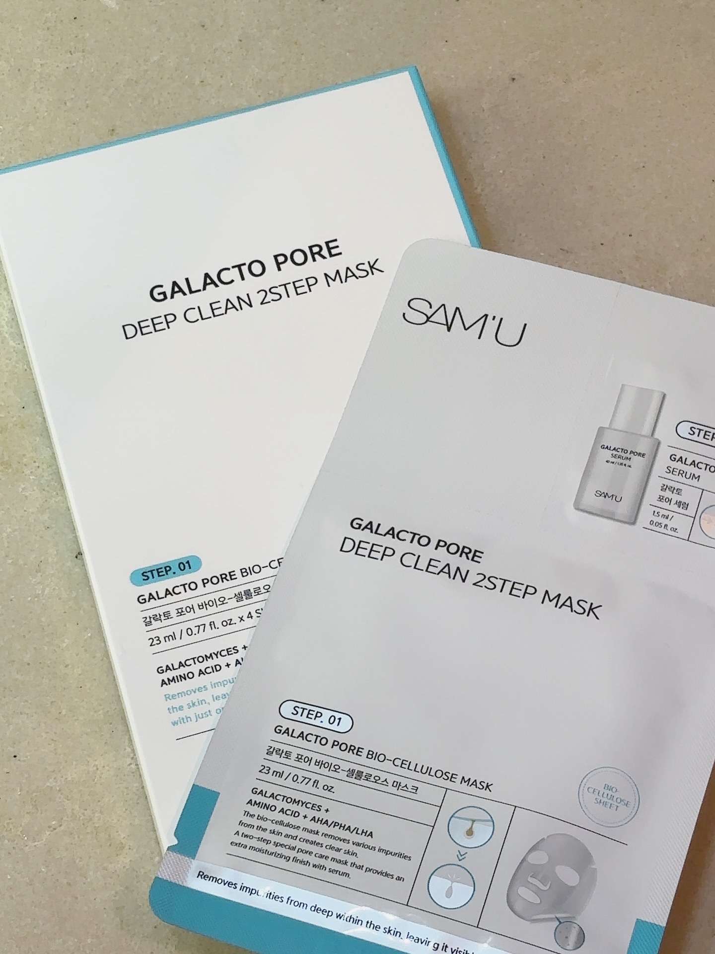 サミュ ガラクトポア ディープクリーン 2ステップマスク/SAM'U/シートマスク・パックを使ったクチコミ（1枚目）