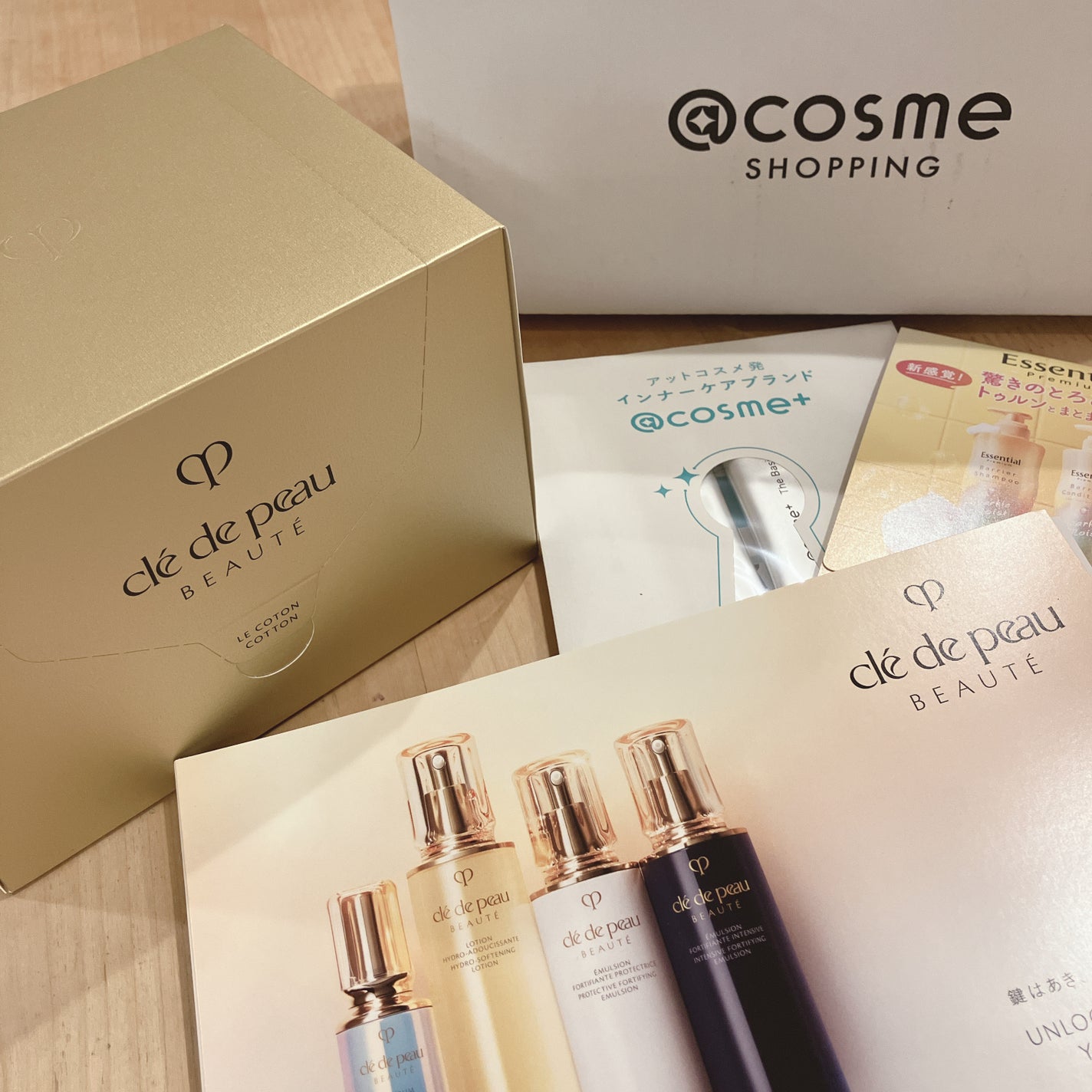 ル・コトン/クレ・ド・ポー ボーテ/コットンを使ったクチコミ(1枚目)