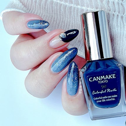 カラフルネイルズ N57 インディゴブルー/キャンメイク/マニキュアの画像